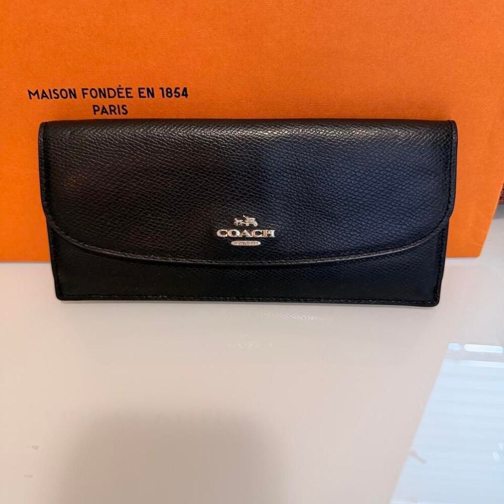 Coach Women's Black Wallet-purses